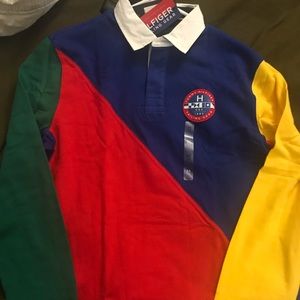 tommy hilfiger multicolor polo